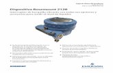 Dispositivo Rosemount 2120 - Emerson · El punto de prueba magnético facilita las pruebas de funcionamiento El diseño de “goteo rápido” de la horquilla ... El interruptor Rosemount