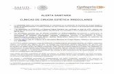 ALERTA SANITARIA CLÍNICAS DE CIRUGÍA … 3 SUR, FERROCARRIL DE RIO FRIO; AGRÍCOLA ORIENTAL, IZTACALCO, C.P. 08500, CIUDAD DE MÉXICO REGULARIZADO 2 ESTABLECIMIENTO SIN NOMBRE* TLAXCALA