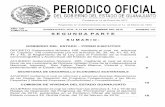 PERIODICO OFICIAL 13 DE SEPTIEMBRE - 2016 …€¦ · ACUERDO Gubernativo Número 205, mediante el cual se dona a favor de los municipios de Dolores Hidalgo Cuna de la Independencia