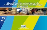 Clasificación Mexicana de Actividades de Uso del Tiempo · Nivel de clase 23 Clasificación ... “Plan de ejecución de un proyecto sobre las cuestiones de género en la medición