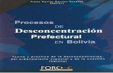 Procesos de Desconcentración - bivica.org · Escenario Realista 9.3. Escenario Ideal Estudio de caso Cochabamba Análisis Material de Competencias Sergio G. Villarroel Böhrt 1.