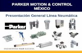 PARKER MOTION & CONTROL MÉXICO - …dominion.com.mx/cat/parker/Presentación Gral Parker-Neumática... · Los separadores de agua eliminan el ... en la línea de aire Nota: agua