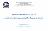 Farmacovigilancia en el Instituto Salvadoreño del …cnfv.salud.sv/archivos/pdf/webconferencias/presentaciones14-03... · 2013 Acido Acetil Salicílico 80 - 100 mg tab. Notificaciones