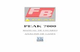 PEAK 7000 - fbelectronica.comfbelectronica.com/Producto-1/7000new/7000-1-manual-gases.pdf · ... con la posibilidad de registrar los valores de gases así ... realizar en encendido