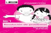 MATEMÁTICAS - Portal de contenidos educativos · 7 7 Cuadernillo No. 1 RESOLUCIN DE PROBLEMAS Para facilitar la lectura en los Cuadernillos Pedagógicos, se usarán los términos