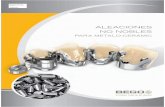 ALEACIONES NO NOBLES - Art Dental Labartdentallab.com.br/pdf/manual/wirobond280_inf_tec.pdf · Sistema de bebederos, Aplicación de los bebederos Mezclado y puesta en revestimiento,
