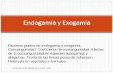 Endogamia y Exogamia - ecaths1.s3.amazonaws.comecaths1.s3.amazonaws.com/geneticafaz/1251262773.ENDOGAMIA Y... · autofecundan (autógamas como la arveja) y las especies con fecundación