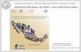 REGISTRO NACIONAL DE PESO Y TALLA - …sitios.dif.gob.mx/dgadc/wp-content/uploads/2017/08/INCMNSZ.pdf · Cambios en la prevalencia de talla baja en el municipio de San Felipe del