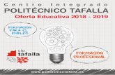 Oferta Educativa 2018-2019politecnicotafalla.educacion.navarra.es/web/images/stories/Oferta... · Procesos avanzados de mecanizado 4 Empresa e iniciativa emprendedora 3 ... Segundo