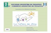 SOCIEDAD ARGENTINA DE PEDIATRÍA 38 … 26... · Características de las dificultades del aprendizaje Viviana M. Enseñat Pediatradel Desarrollo ... 1.233.274 niños con TAp • 3