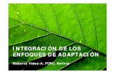 INTEGRACIÓN DE LOS ENFOQUES DE ADAPTACIÓN - iucn.org · Conceptos clave en los enfoques de ... – Uso sostenible de los recursos naturales y del ambiente en general ... ciencia
