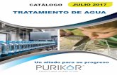 TRATAMIENTO DE AGUA - aconsolutions.net · jarra para purificaciÓn de agua 30 o. catÁlogo 3 julio de 2017 ... auto-flush puri˜cación pou conexiones 6 ... del componente descripciÓn