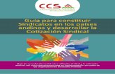 Guía para constuir Sindicatos en los países andinos y ... PARA... · 1.7. Funciones básicas de un Sindicato ... ANEXO Nº 1 MODELO DE ACTA DE CONSTITUCIÓN ... PERU – ‐ a)