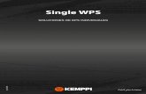 Single WPS - Kemppi · Single WPS PARA COMPLEMENTAR EL PAQUETE DE EPS ESTÁNDAR ... locales sobre el uso de las especificaciones del procedimiento de soldadura estándar en la soldadura