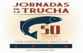 cartel folleto jornadas trucha - Ayuntamiento de León - … · 2016-06-03 · Trucha a la plancha laureada Sopa de trucha Trucha con jamón Sopas de trucha Trucha frita con jamón