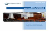 Boletín Jurídico de la Superintendencia de Sociedades · A 31 de octubre de 2017 la Superintendencia de Sociedades admitió a 244 sociedades al proceso de reorganización o de validación