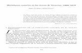Hortelanos canarios en las tierras de Veracruz, 1800-1810 · 2016-05-10 · Hortelanos canarios en las tierras de Veracruz, 1800-1810 ... y a la colonización principalmente militar