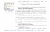 Castilla-La Mancha FEDERACIÓN DE NATACIÓN DE ... - jccm.es · reglamento electoral de la federaciÓn de nataciÓn de castilla-la mancha. capitulo i. disposiciones generales articulo