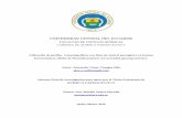 UNIVERSIDAD CENTRAL DEL ECUADOR - dspace.uce.edu.ec · Utilización de perfiles cromatográficos con fines de control posregistro en formas farmacéuticas sólidas de fitomedicamentos