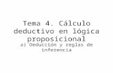 Tema 4. Cálculo deductivo en lógica proposicional - Home | Universidad de …fmmanriq/LogicTema4a.ppt · PPT file · Web view2009-11-09 · Tema 4. Cálculo deductivo en lógica
