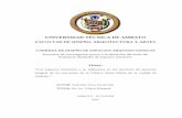 CARRERA DE DISEÑO DE ESPACIOS ARQUITECTÓNICOS TEMArepositorio.uta.edu.ec/bitstream/123456789/20193/1... · 2016-02-23 · Proyectos de investigación previa a la obtención del