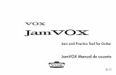 Jam and Practice Tool for Guitar - korg-datastorage.jp · Funciones adicionales de las librerías y ... secciones de este Manual de Usuario para sacar todo el ... de ampliﬁcador