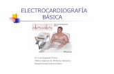ELECTROCARDIOGRAFÍA BÁSICA · Electrocardiografía básica n ÍNDICE: n ¿Qué registra el ECG? n ¿De dónde proceden las ondas? n ¿Cómo mira el ECG al corazón? n ¿Cómo registrar