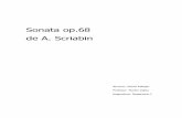 Sonata op.68 de A. Scriabin - emusicarte.es op68.pdf · 2.2 Desarrollo armónico Para analizar en profundidad la armonía presente en esta obra, sería conveniente