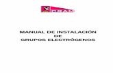 Manual de instalacion de Grupo Electrogeno Español NUEVO de instalacion de Grupo... · herramienta, un procedimiento, un método de trabajo o una técnica de operación no recomendada