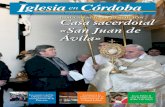 Ávila» «San Juan de Casa sacerdotal - Diócesis de Córdoba · SEMANARIO DIOCESANO DE INFORMACIÓN Y FORMACIÓN CRISTIANA • Nº 268 • 232 de enero de 2011 DONATIVO 0,20 EUROS