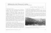 Minería en Nuevo León - ingenierias.uanl.mxingenierias.uanl.mx/2/pdf/2_Javier_Rojas_Mineria_NL.pdf · indagar sobre los orígenes y la historia colonial de la minería en Nuevo