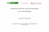 OPERACIÓN DE RESTAURANTE EN COLOMBIAacodrescapitulotolima.com/pdfs/Operacion-Restaurantes-final-marzo.pdf · una herramienta eficaz para el control de la operación. Los gerentes