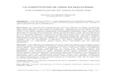 LA CONSTITUCIÓN DE CÁDIZ EN INGLATERRA · UNA CONSTITUCIÓN ESPAÑOLA Resumen: La Constitución española de 1812 se tradujo al inglés, resultando bien conocida entre los políticos