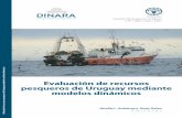 Evaluación de recursos pesqueros de Uruguay mediante ... · modalidad de arrastre simple o de parejas y con red de enmalle a lo largo de todo el año (Haimovici 1997) y por la fl