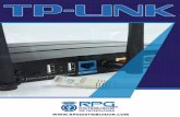CatalogoTPLinkrpgdistribuidor.com/assets/catalogotplink.pdf · tp-link contenido routers balanceadores de carga access point extensores de rango wi-fi switches gigabit no administrables