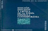 [Monografía que conmemora los Campus, - ifc.dpz.es · Y circula todavía —algún día merecerá un estudio— la an tología de Las mil mejores poesías de la lengua castellana
