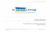 Manual de Producto - Banco de La Pampa Paso a Paso... · El administrador de la empresa dentro de la página de e-banking deberá, como primer paso, ingresar ... El Paso 2 (Registro)
