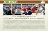 Mártires Benedictinos de El Pueyo - monasteriodeleyre.commonasteriodeleyre.com/sites/default/files/documents/BOLETIN LEYRE... · vieron la ceremonia de la Beatificación. ... de