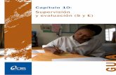 Capítulo 10: Supervisión y evaluación (S y E) · proyecto y proporciona una base sólida para la evaluación y el aprendizaje. Es a través de la supervisión continua del desempeño