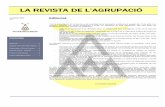 LA REVISTA DE L’ LL’’ L’AGRUPACIÓ - jurisoft.es · - La reactivación del convenio en su día firmado entre el Decanato y el ICACS para la gestión y uso de ... Madrid ante