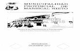MUNICIPALI AD PROVINCIAL DE MARISCAL NIETO · 2018-03-19 · 09.04 SUB GERENCIA DE EJECUCION COACTIVA . ... articula los esfuerzos de las instituciones del sector público y privado