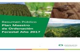 Plan Maestro de Ordenación Forestal Año 2017 - arauco.cl · suelo y el ciclo de nutrientes; y, los servicios y valores culturales como beneficios recreativos, espirituales, religiosos