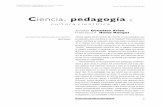 Ciencia, pedagogía y - .:: GEOCITIES.ws ::.¡lez Arias A. y Horta Rangel F. A. Ciencia, pedagogía y cultura científica. Elementos 87 (2012) 3-11 3 Es verdad lo que rebasa la prueba