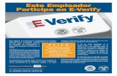 Este Empleador Participa en E-Verify - costco.com · Para mayor información sobre E-Verify, favor ponerse en contacto con la oficina del DHS llamando al: 1-888-464-4218 Este empleador