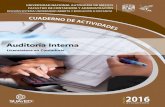 DIRECTOR DE LA FCA - fcasua.contad.unam.mxfcasua.contad.unam.mx/.../20182/...C_Auditoria_interna_Plan2016_v1.pdf · Cuaderno de actividades ... Metodología de la auditoría interna