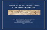 LEYES DE LOS FRANCOS SÁLICOS Y LEY SÁLICA …giemmardelplata.org/wp-content/uploads/2017/10/Leyes-Sálicas.pdf · Libro digital, PDF. Archivo Digital: descarga y online. Traducción