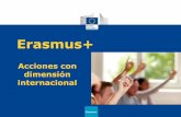 Erasmus+ - eeas.europa.eu · 2014 y 2020 acciones en educación, formación, ... Region 10 - South Africa 5 4 80% Regional Data cannot be added since the same project can involve