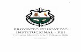 PROYECTO EDUCATIVO INSTITUCIONAL - PEI - Santa Fe de …ieavo.edu.co/wp-content/uploads/2017/02/PEI-ARTURO-VELASQUEZ-ORTIZ.pdf · GRUPOS JUVENILES CREATIVOS 94. ... institucional