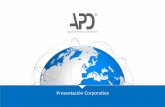 Presentación Corporativa - gapd.esgapd.es/docs/pdf/APD_Company_Profile.pdf · subsistemas asociados al proyecto, ... Robot para el almacenamiento y dispensación de los medicamentos