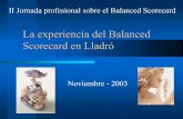 La experiencia del Balanced Scorecard en Lladrócuadrodemando.unizar.es/casosbsc/docs/Lladro.pdf · de creación de valor en la empresa. Agustín Irlán 7 ... Oferta Optimizar el